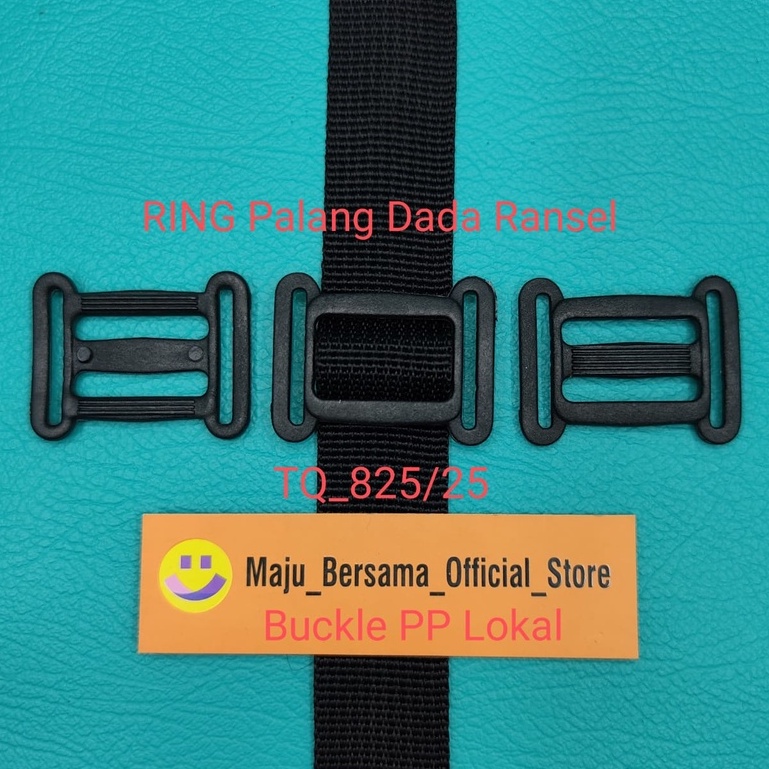 Buckle Plastik PP Lokal - RING Palang Dada Ransel ( TQ ) SK1