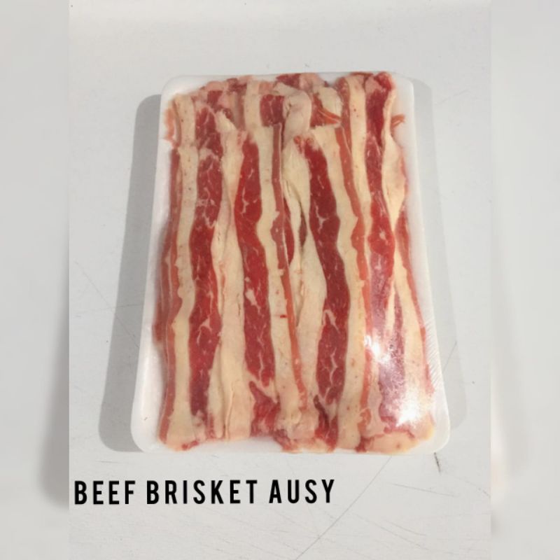 

Beef brisket ausy / Daging sapi slice ausy / yosinoya / AYCE / Shabu / beef slice / 500gr / 1kg