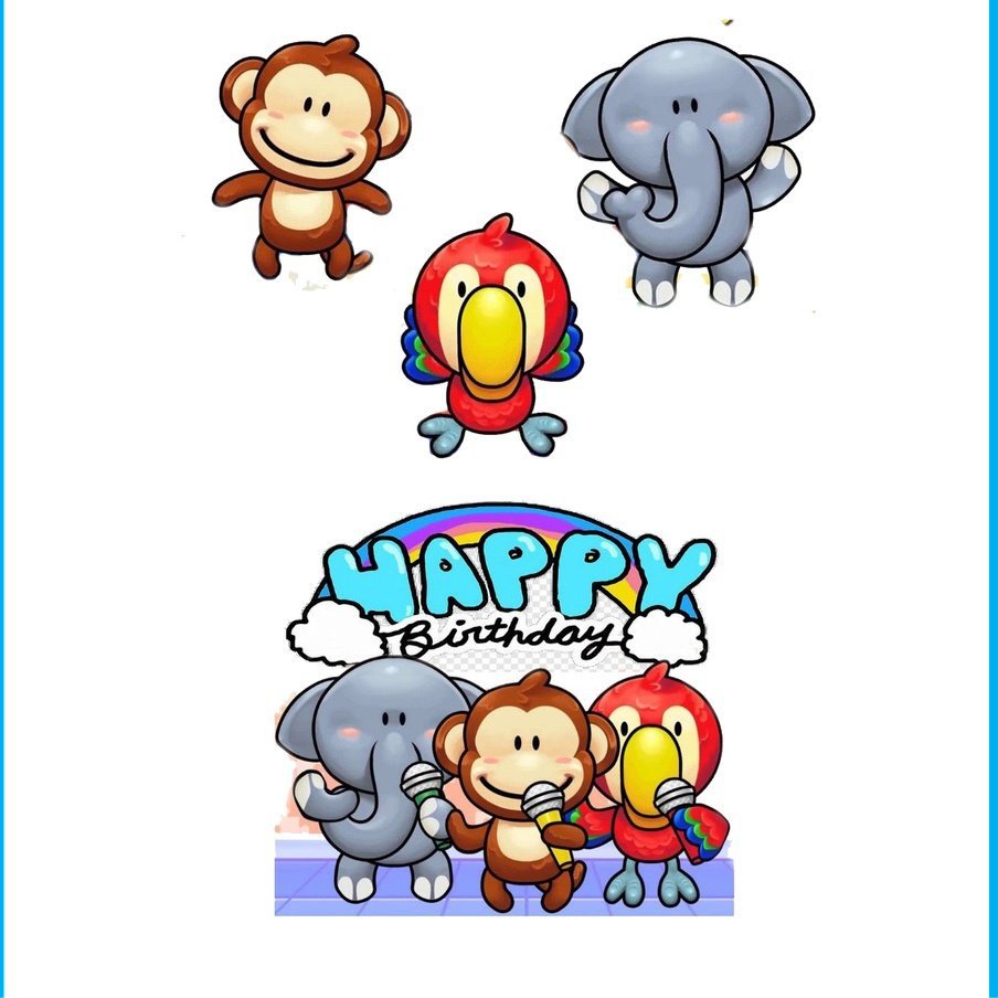 

CETAK TOPPER CAKE TOPPER ULANG TAHUN / HIASAN KUE BABA LILI TATA LABELLE JAYA