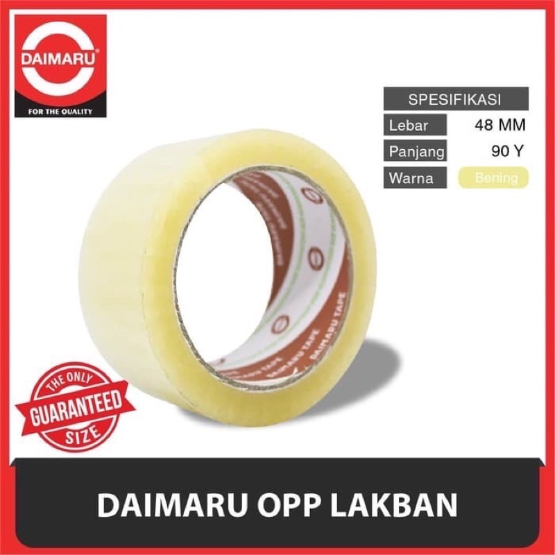 

Daimaru plak ban opp bening 48mmx90yd