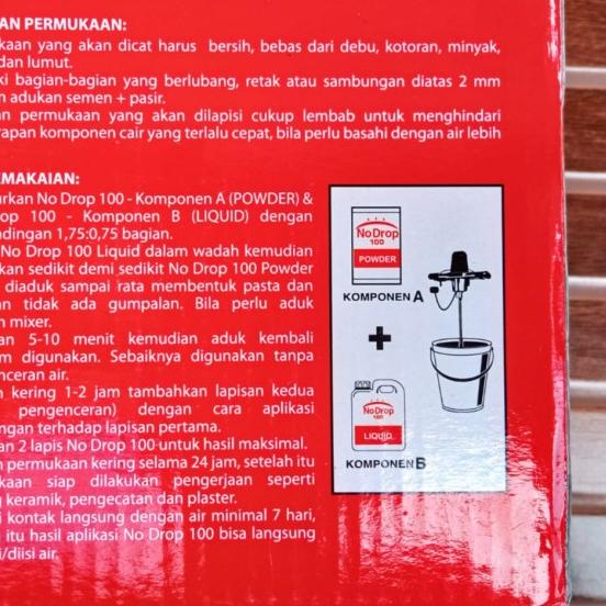 NO DROP 100 2 KOMPONEN PELAPIS ANTI BOCOR 2,5KG // PELAPIS KAMAR MANDI