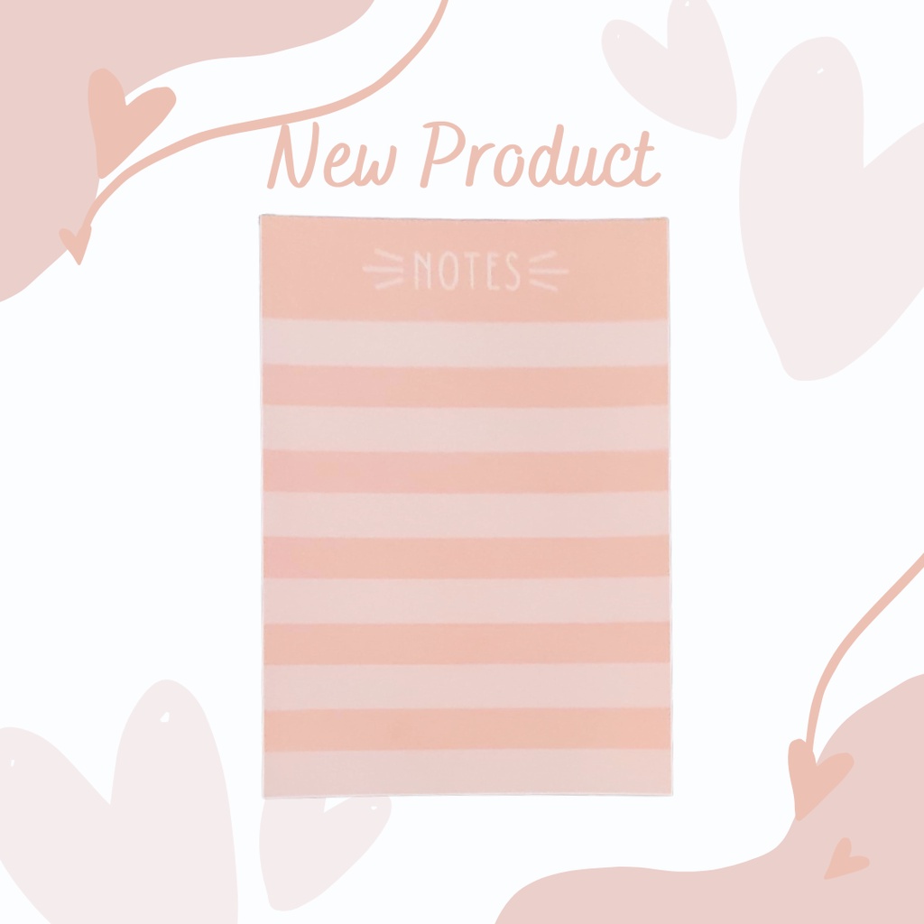 

Memo Notes Pink (BUKAN STICKY NOTE)