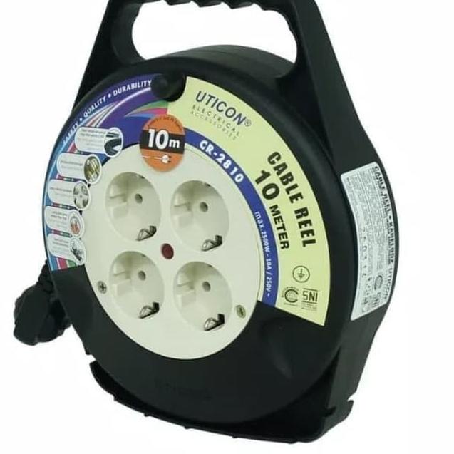 Roll Kabel Uticon 10m Kabel Gulung Sambungan Kabel Uticon 10 meter
