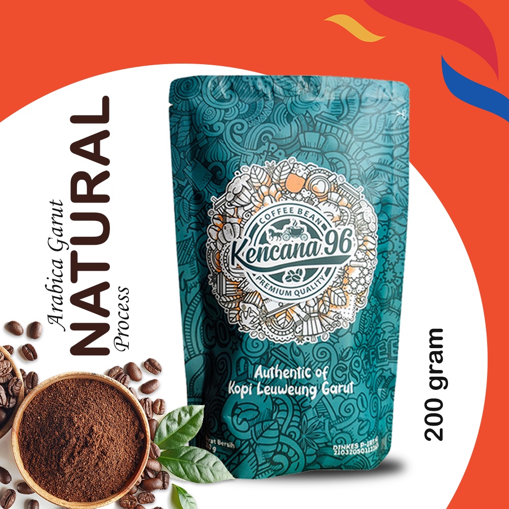 

Kopi Arabika Garut Arabica Coffee KENCANA96 200 Gram - Natural Proses - Kopi Nikmat Asli Cikajang Harga Ramah BIkin Betah