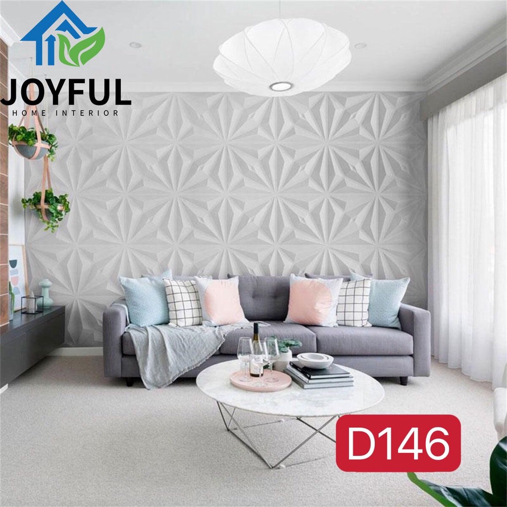 Wallpanel  PVC 3D Wallpaper Dinding  • 50cm x 50cm • High Quality