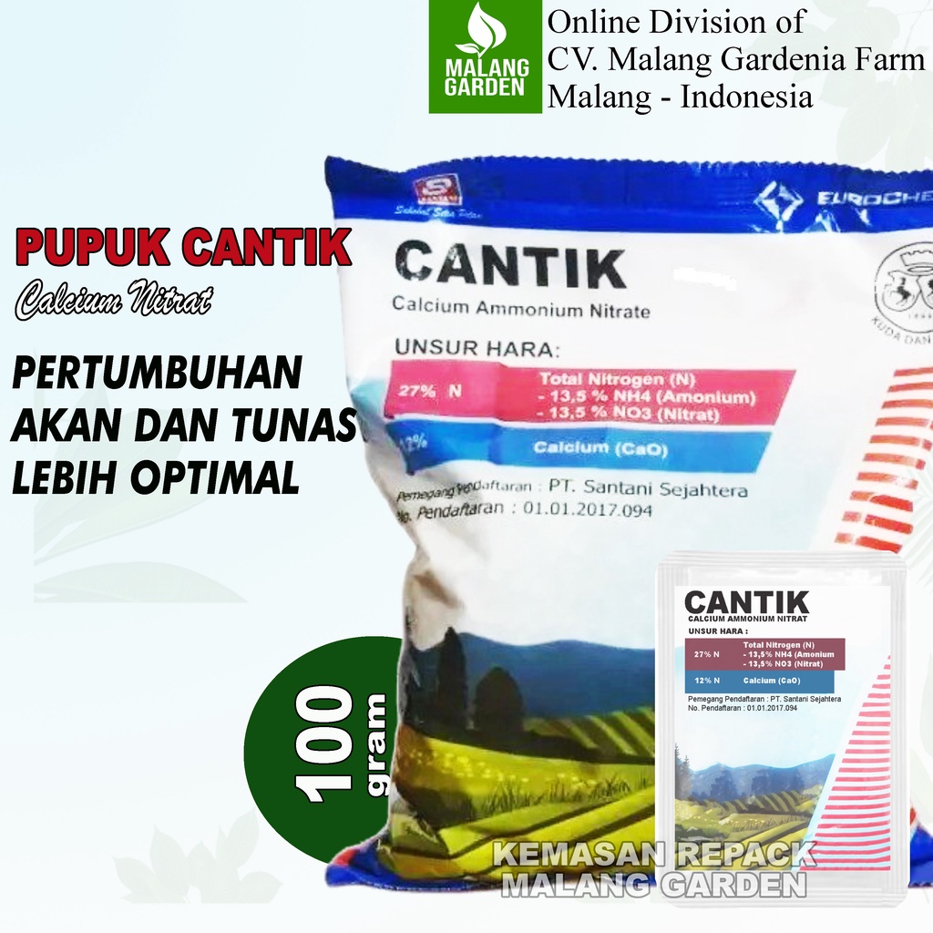 REPACK Pupuk Cantik 100gram | Pupuk Cantik