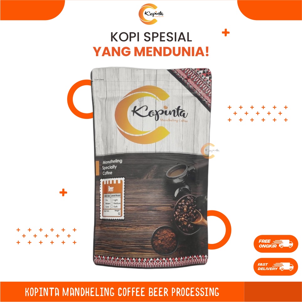 

KOPINTA Mandheling Specialty Summerfield Premium Coffee Beer Processing Kopi Arabika Mandailing Bubuk Premium