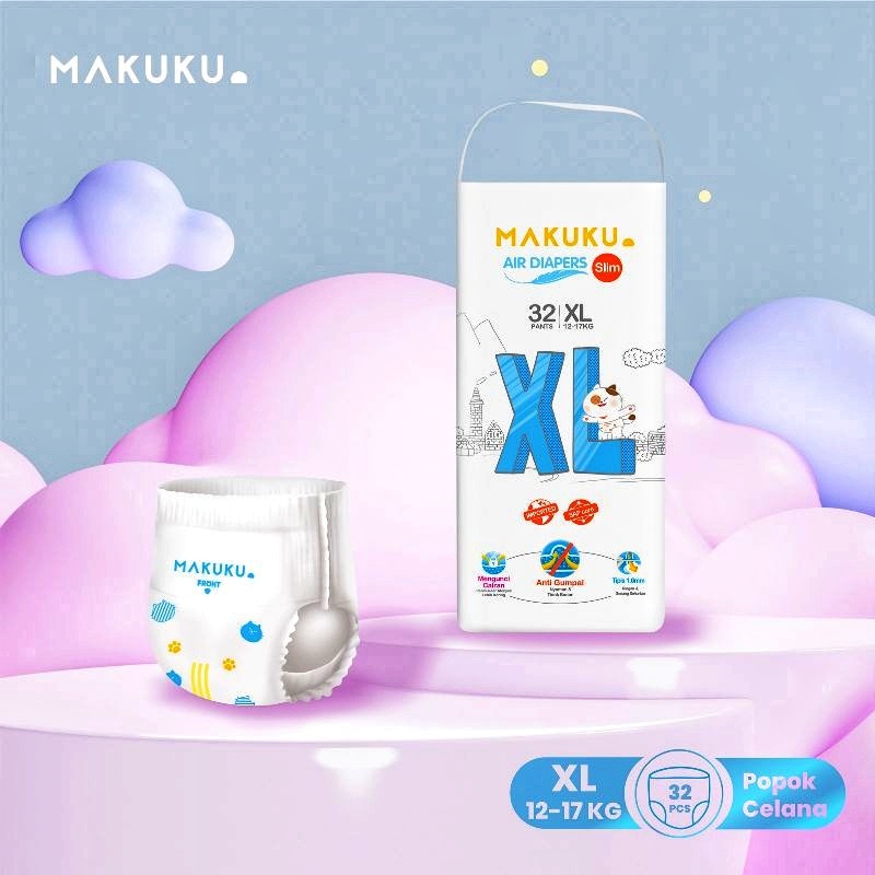 NEW PAMPERS MAKUKU SLIH XL32