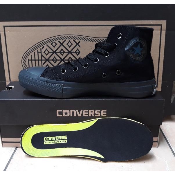 Sepatu All Star Converse Hitam Full Tinggi Murah