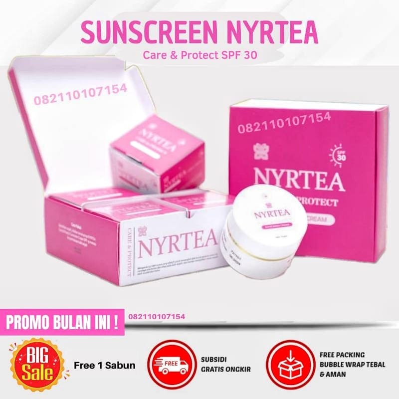 Nyrtea Sunscreen Cream Original 100% Asli Member Resmi