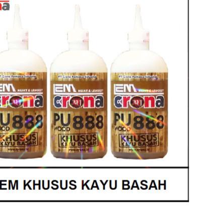 

Lem Kayu basah Crona PU Wood 888 500gram - 450gram