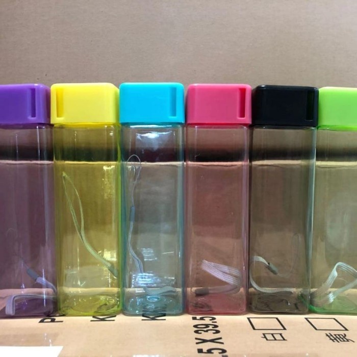 1 Dus Botol Polos My Bottle Kotak Persegi