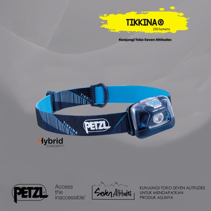 Senter Camping Headlamp Petzl Tikkina 250 Lumens