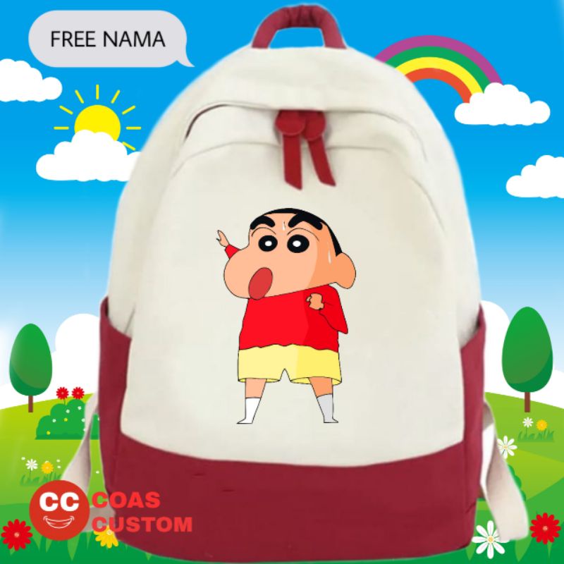 TAS SHINCHAN TAS RANSEL ANAK SEKOLAH