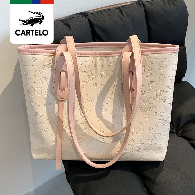 Sera Cardile Crocodile 2022 Baru Fashion Trendi Tas Kapasitas Besar High-End Gaya Barat Tas Bahu Ketiak Tote Bag