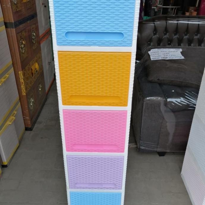 

LEMARI PLASTIK CLUB FLIP 5 SUSUN stock ready