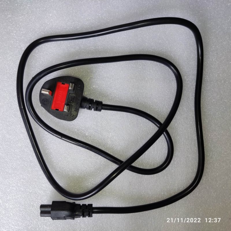 Kabel power laptop with fuse skering Steker charger notebook adaptor adapter Bogor