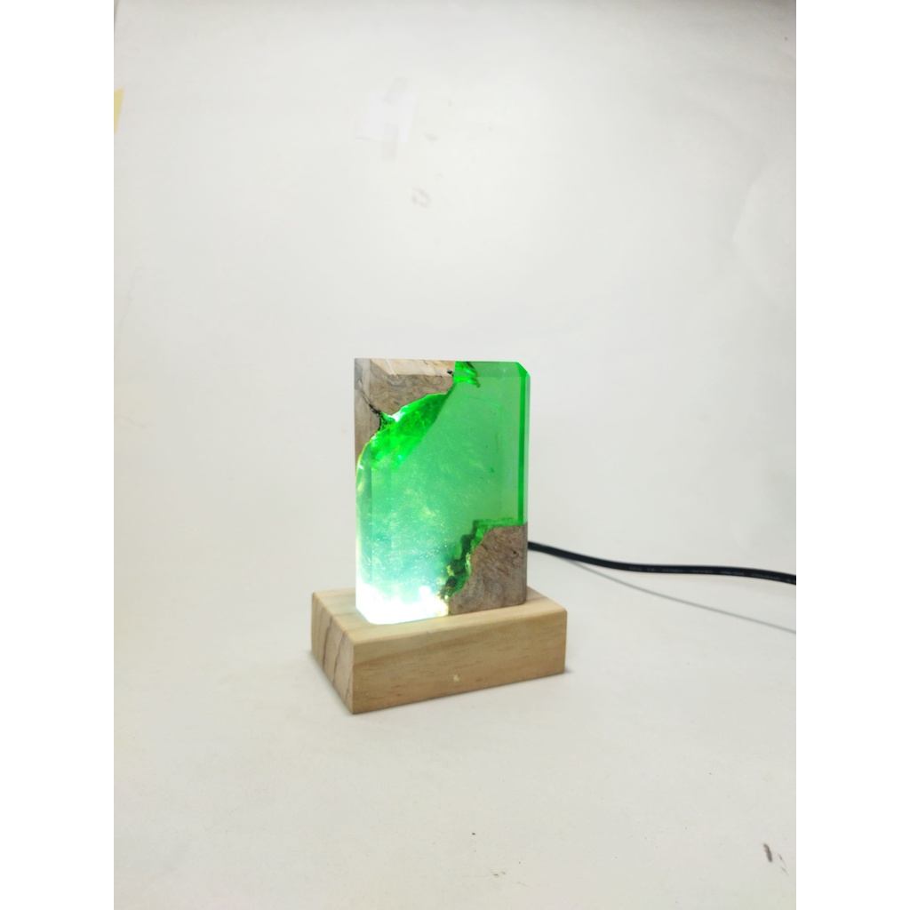 Lampu hias Evagilengst lampu resin G9