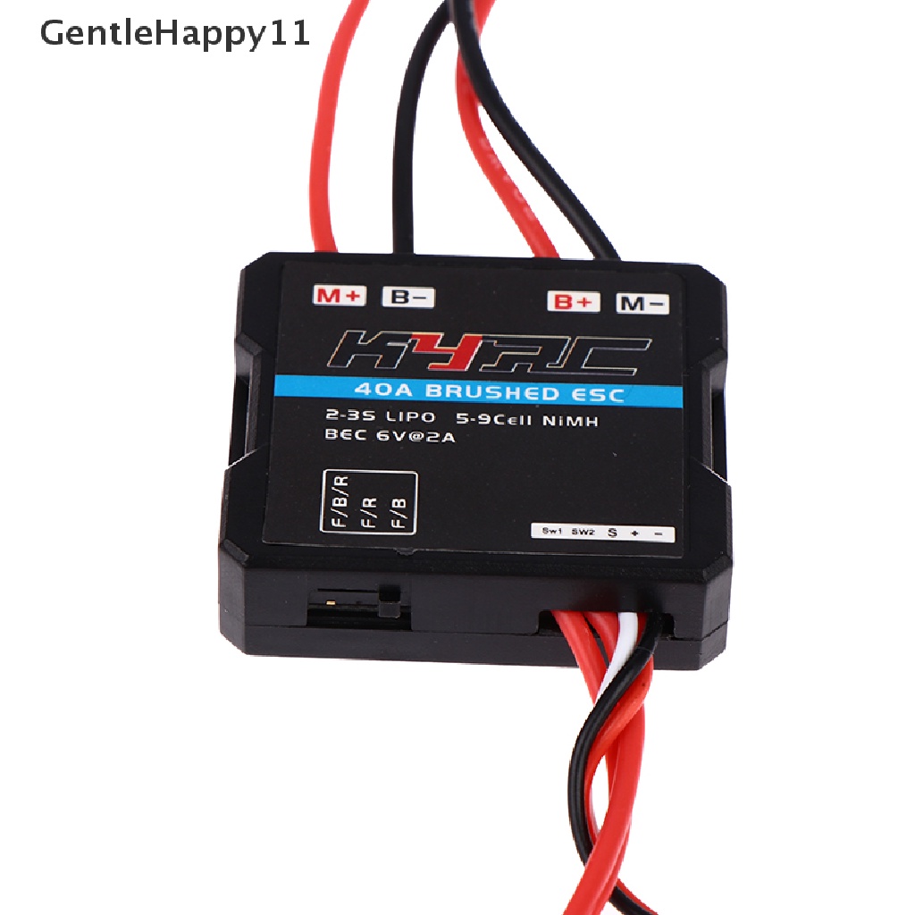 Gentlehappy 40A Brushed ESC Controller Kecepatan Elektronik Untuk WPL C24 C34 MN D90 MN99S MN86S id