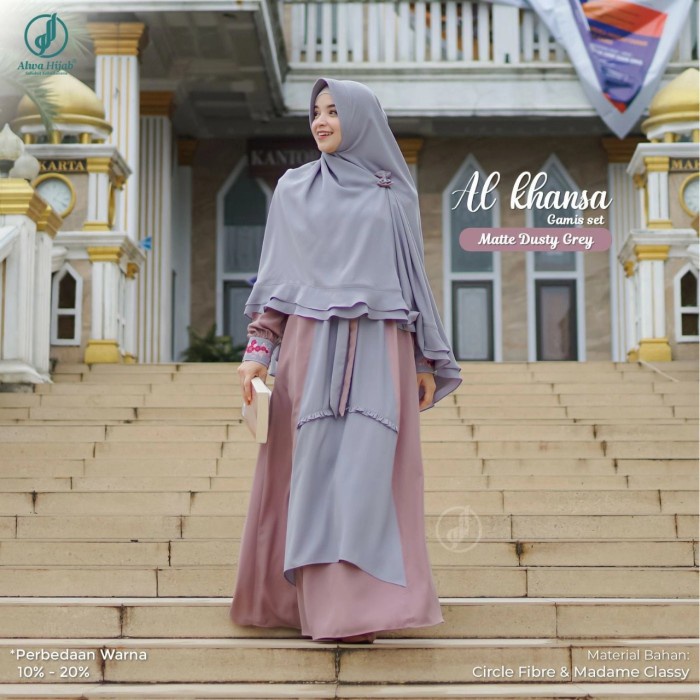 DISKON GAMIS ALKHANSA BY ALWA HIJAB / NIBRAS NB B24