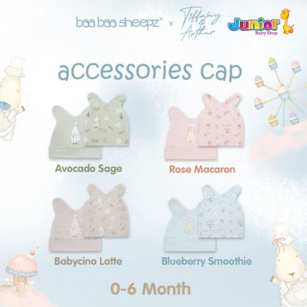 Baabaasheepz Cap X Tiffany&amp;Arthur Baabaachef - Topi Bayi