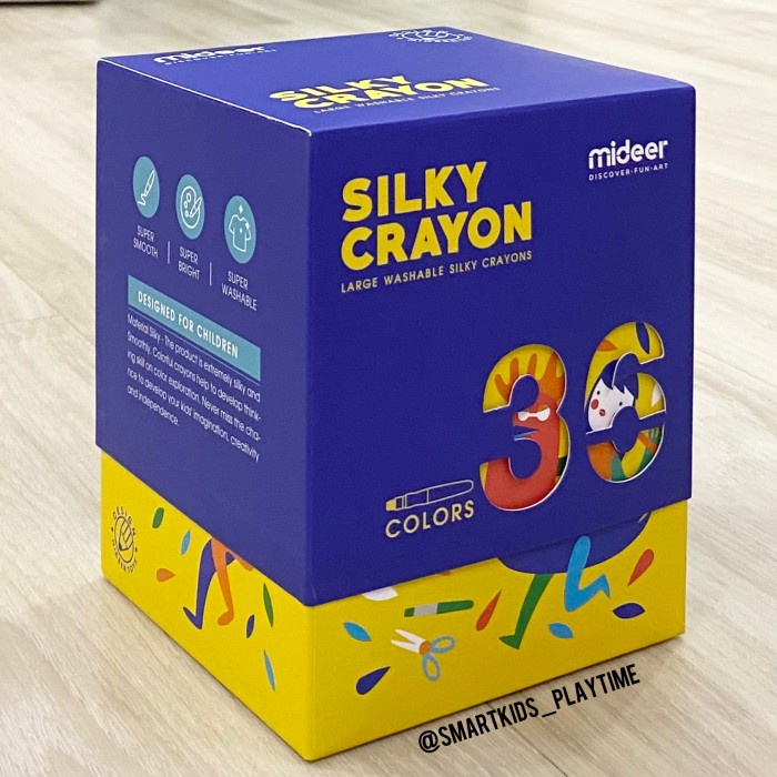 

[COD AKTIF] Mideer Silky Crayon (isi 36)