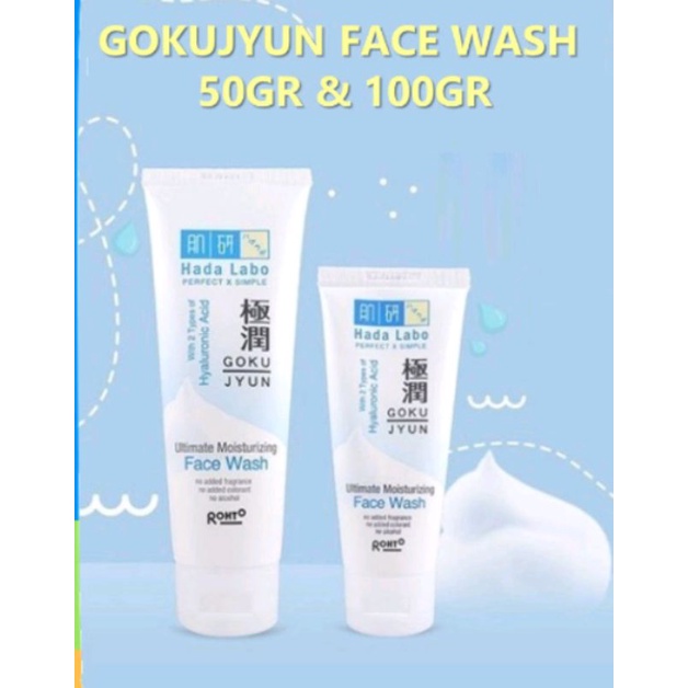 Hada Labo Gokujyun Moisturizing Face Wash