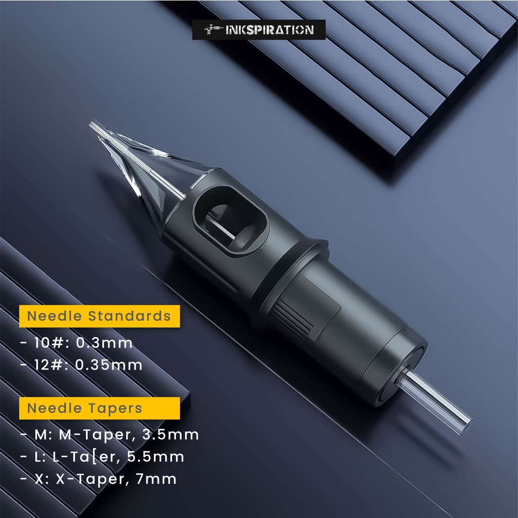 PREMIUM GOLDEN HAWK JARUM CARTRIDGE TATTOO NEEDLE M1 /RL / RS / RM / HARGA ECER