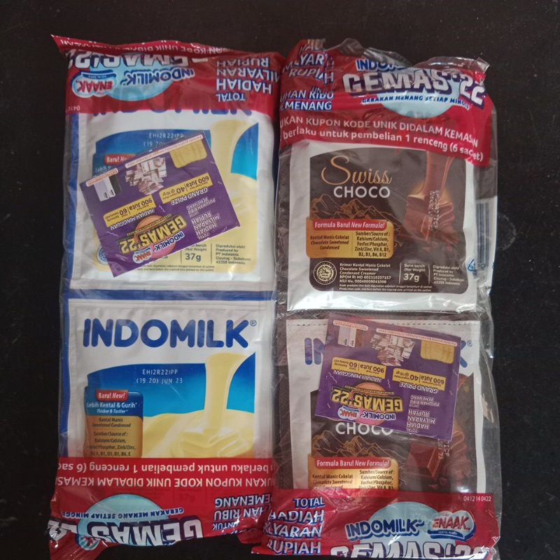 

Indomilk sachet isi 6x37gr