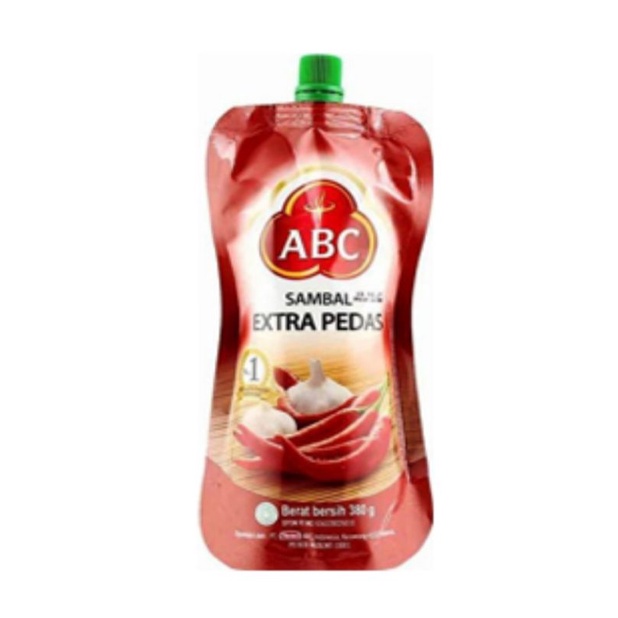 

( SATUAN ) ABC SAMBAL EXTRA PEDAS 380gr isi 1 ( SATU ) PCS