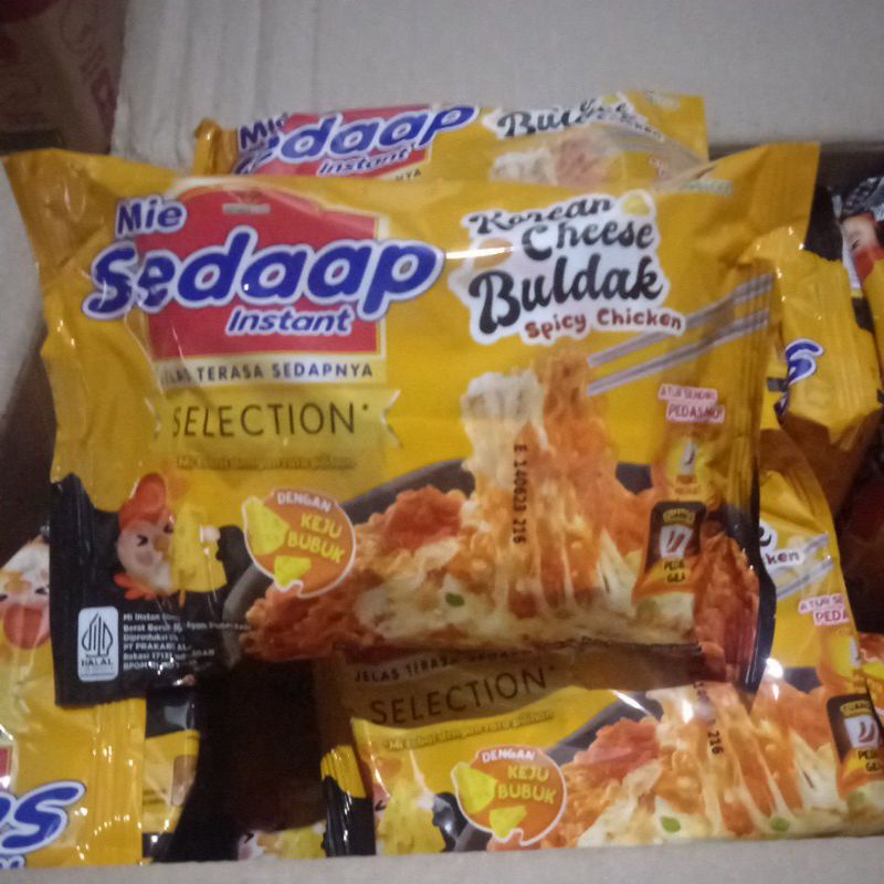 

mie sedap Korean cheese buldak spicy chicken /mie instan