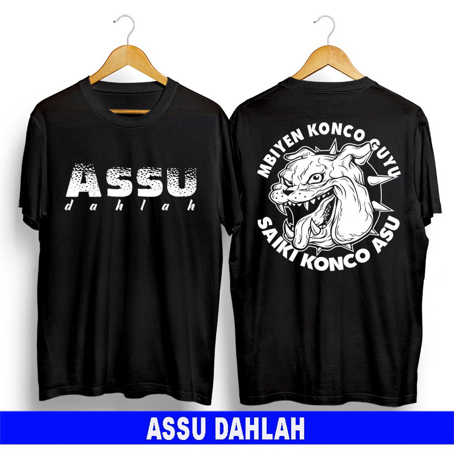 kaos distro / kaos sablon terbaru / kaos kata kata jawa / kaos asu dahlah / kaos karakter  full cott