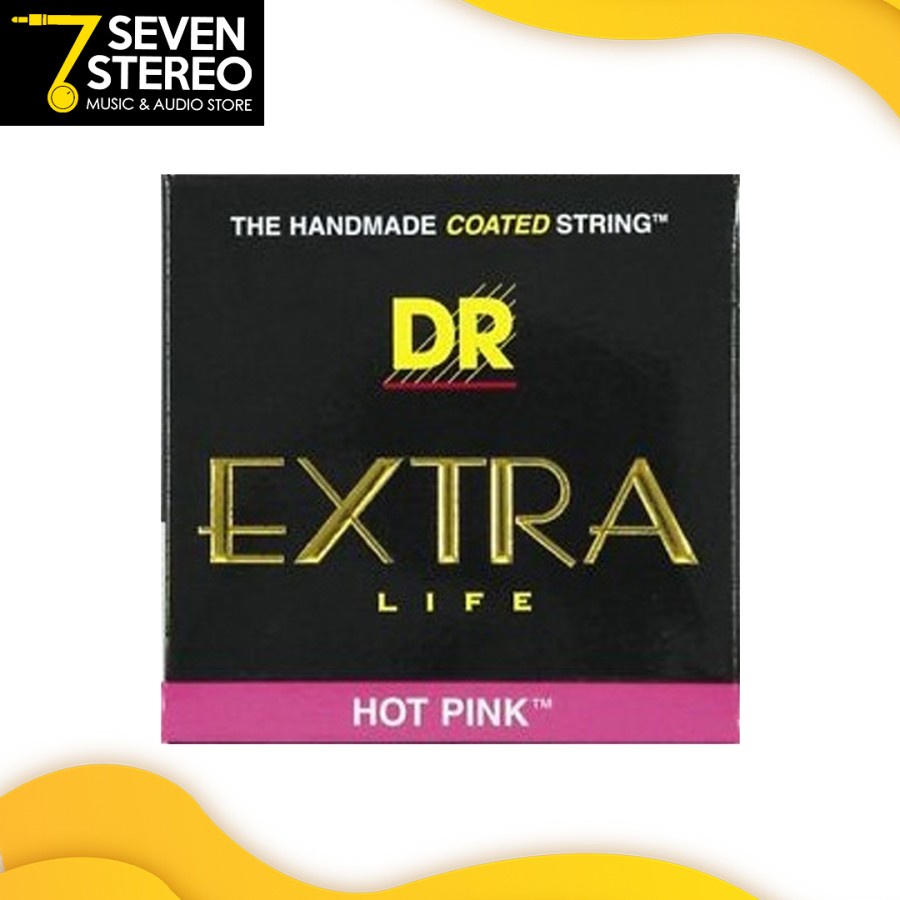 DR String PKE9 PKE-9 Electric Guitar String 9-42 Hot Pink