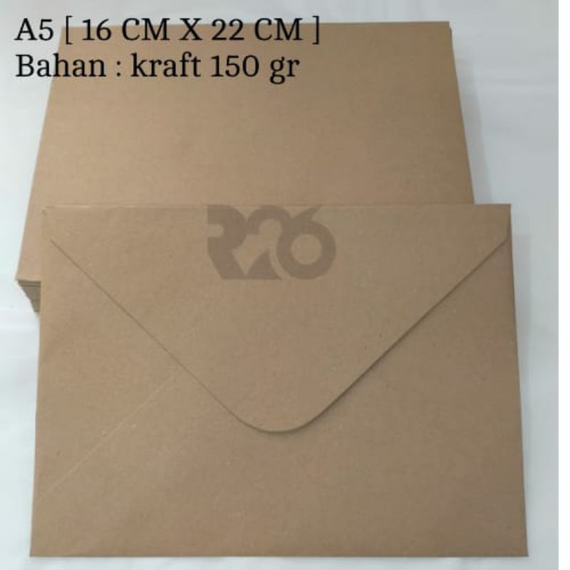 

A6 amplop vintage Kraft paper | 150 gr amplop Aesthetic| UK 16x22 cm | Amplop murah di jual satuan
