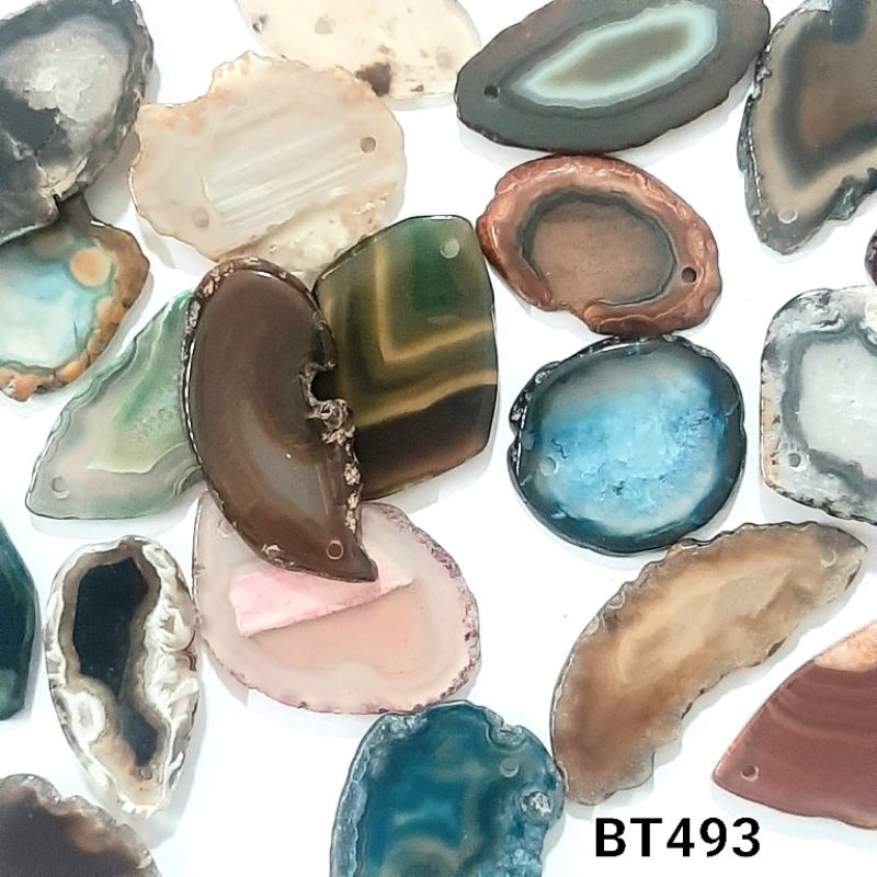 liontin batu kristal kuarsa agate