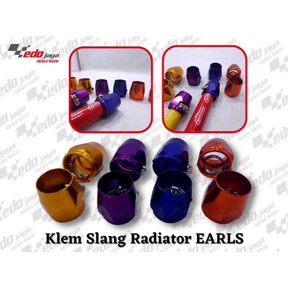 KLEM SLANG SELANG RADIATOR EARLS THAILAND 1SET CLEM RADIATOR NINJA VIXION NMAX CBR150R