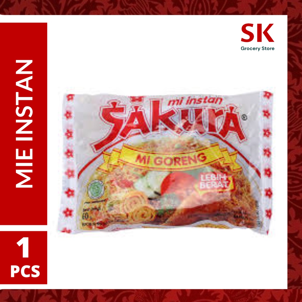 

[Harga Grosir] Sakura Mie Instan Goreng Original 60gr