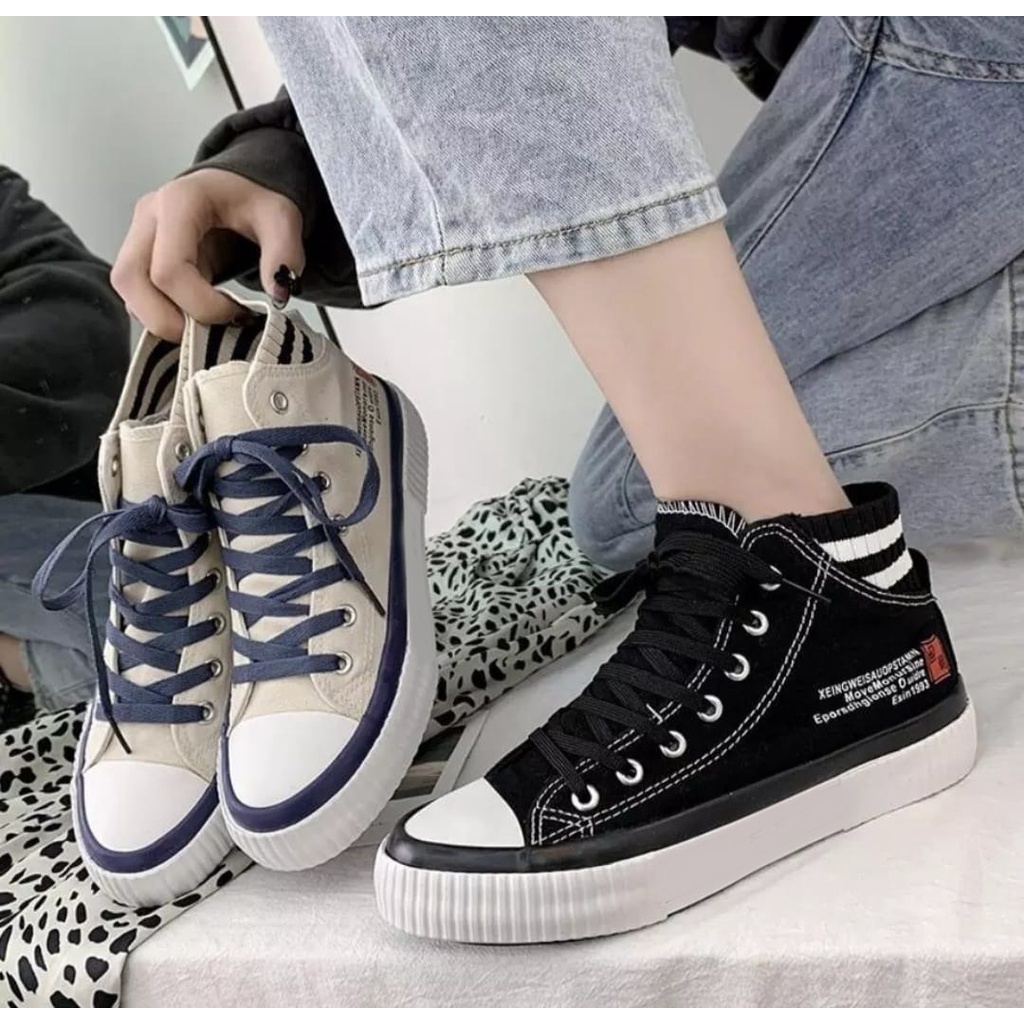 REIN SEPATU SNEAKERS WANITA AS178