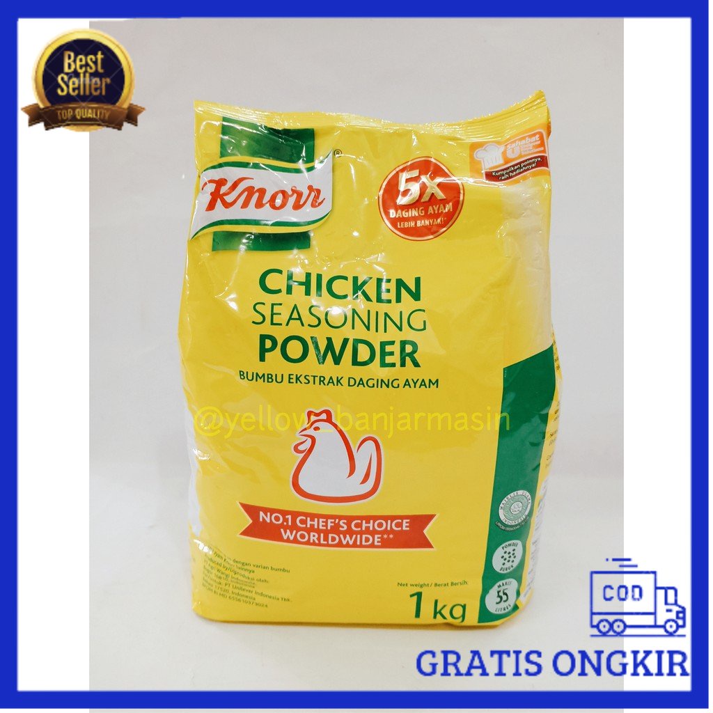 

KNORR CHICKEN SEASONING POWDER 1KG -Terlengkap-Termurah-Berkualitas