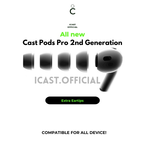 [READY STOCK] Cast Pods Pro (2nd Generation) Final Upgrade Spatialized Audio &amp; Conversation Boost