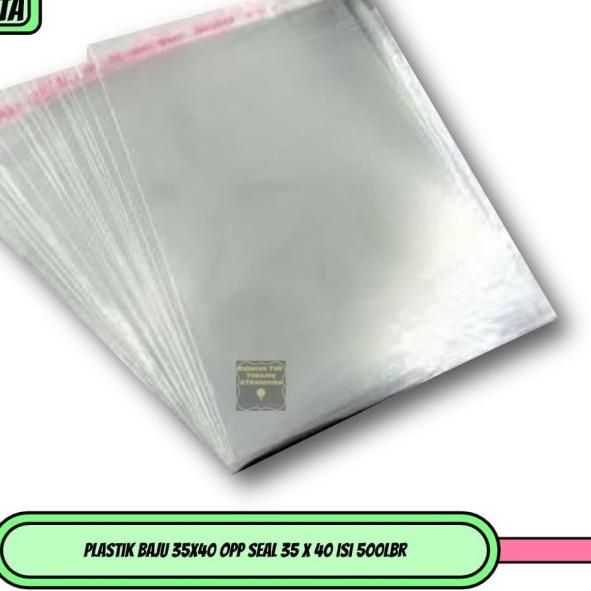 

Plastik Baju 35x40 OPP SEAL 35 x 40 isi 500lbr