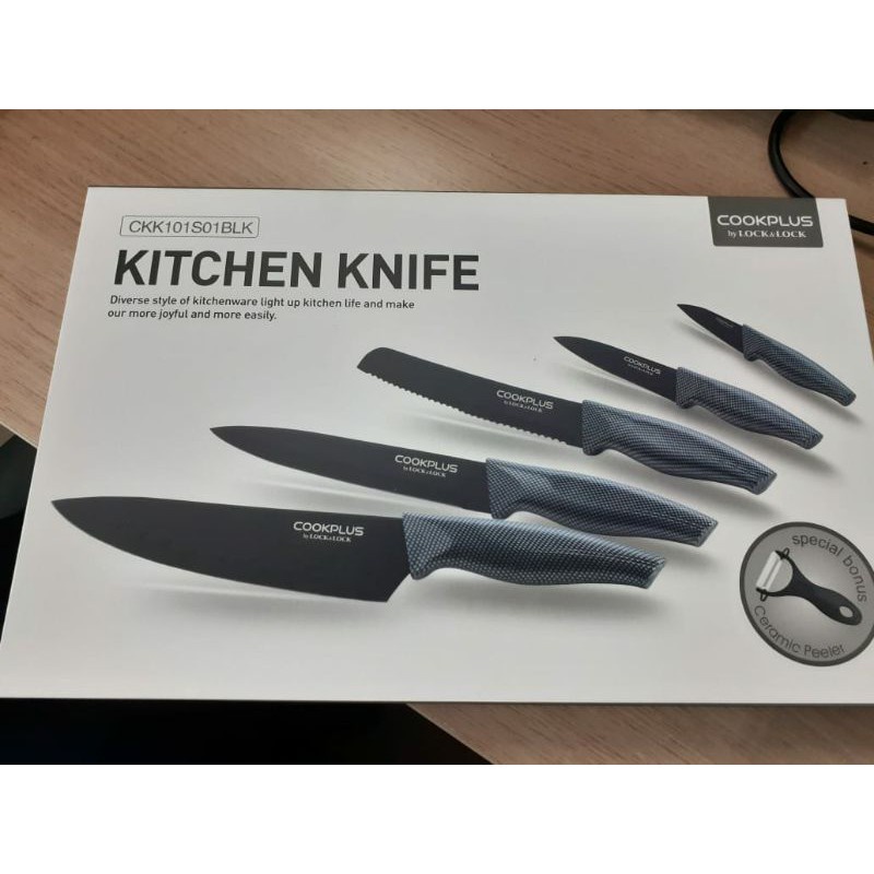 Kitchenware Lock&Lock (Pisau/kitchen knife set locknlock isi 5pcs)