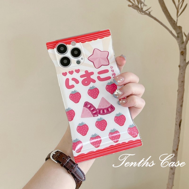 Samsung A54 A04e A04s A13 A23 A53 A22 A32 A03s M23 A52 A12 A50 A50s A30s Motif Susu Kedelai Tas Snack Casing Ponsel Soft Tpu Cover