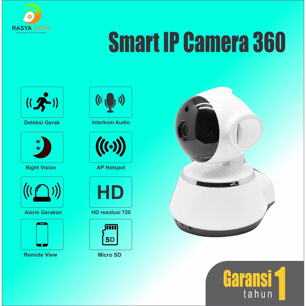 IP CAMERA CCTV V380 WIFI SMART CCTV 360
