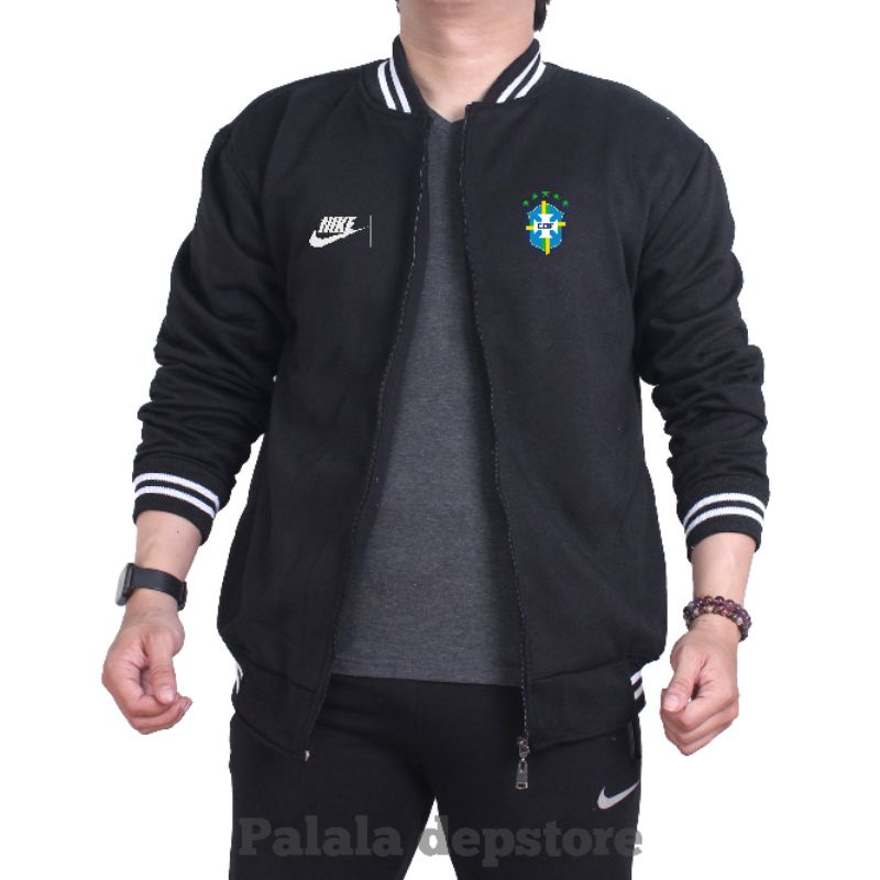 Jaket Brazil Terlaris-Jaket Varsity Premium-Jaket Hooodie Bola distro