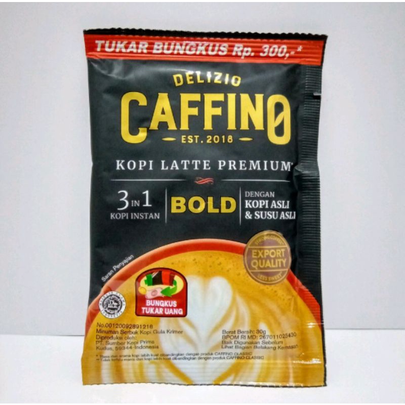 CAFFINO CAPPUCINO KOPI LATTE BOLD SUSU INSTAN 3 in One