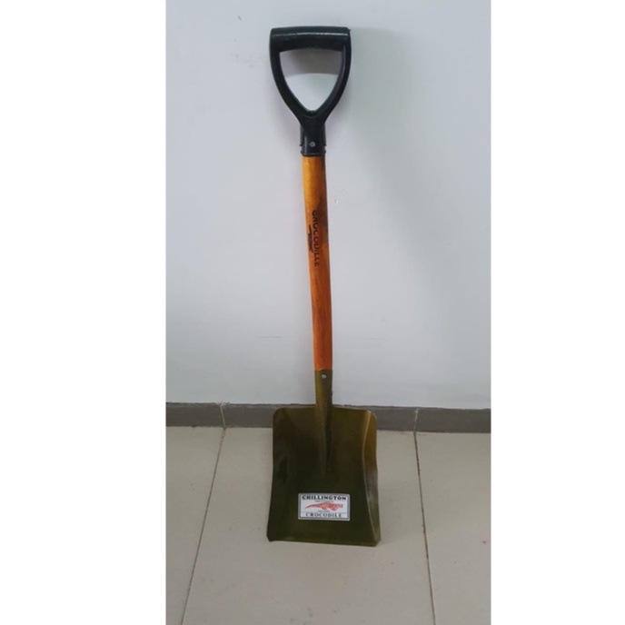 Sekop Pasir Rata Tebal Buaya / Skop Pasir Rata Crocodile Model Petak