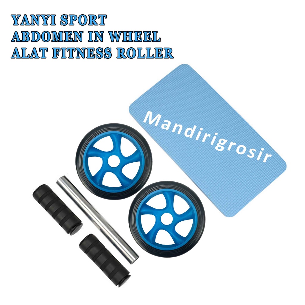 Alat Fitness Roller * Yanyi Sport * Abdomen In Wheel * Alat Olahraga Push Up YY-1601