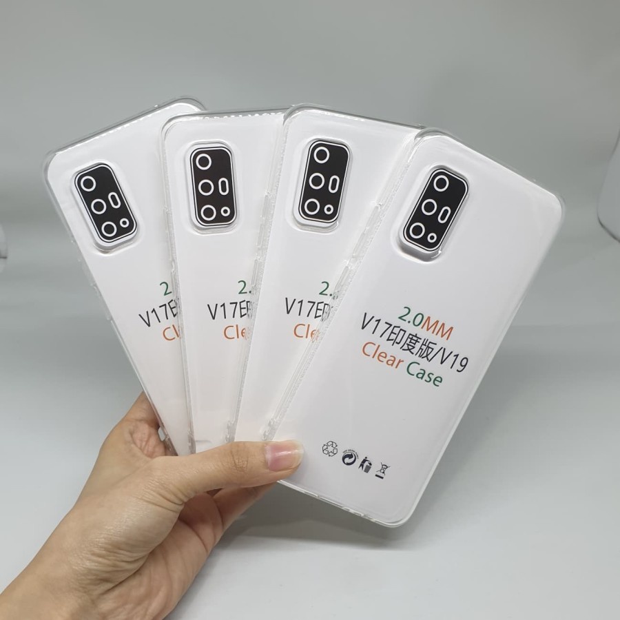 VIVO V19 CASE SILICON SOFTCASE TRANSPARAN