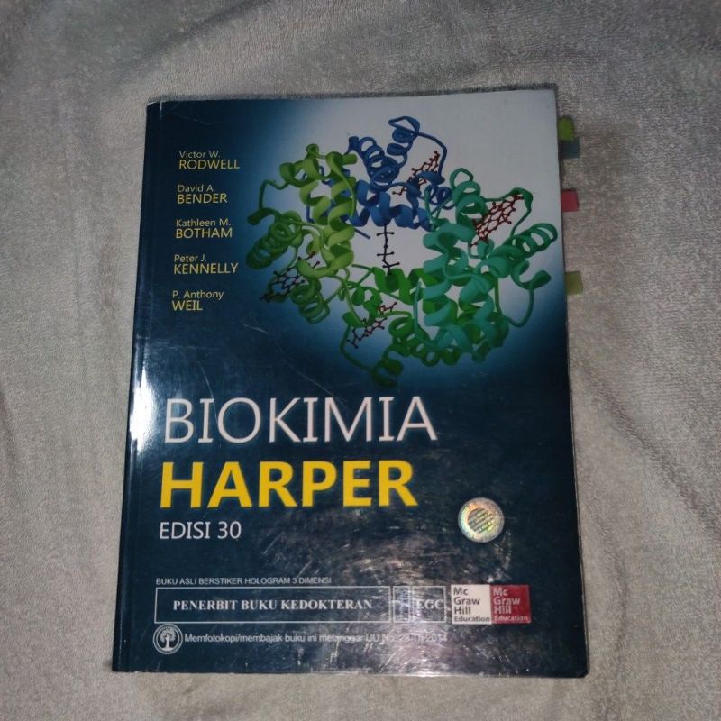 BIOKIMIA HARPER EDISI 30 BUKU ASLI